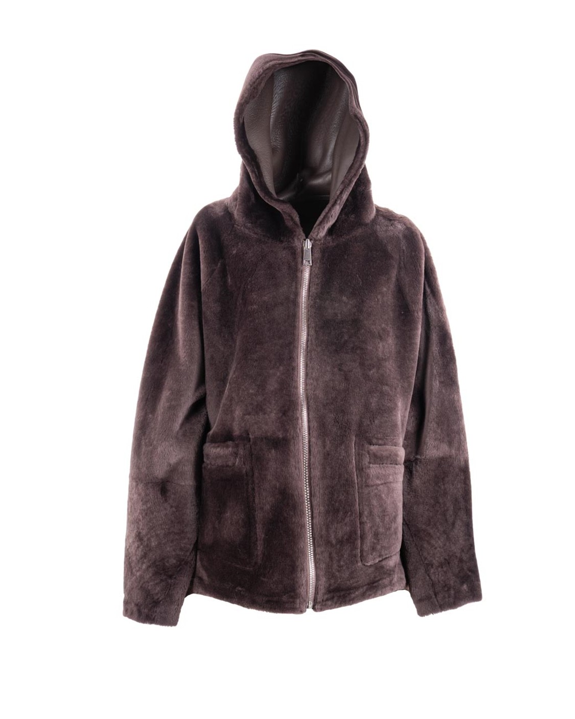 shop SIMONETTA RAVIZZA  Giaccone: Simonetta Ravizza bomber reversibile realizzato in shearling merino con cappuccio e chiusura zip.
Interno in pelle.
Composizione: 100% Shearling.
Fabbricato in Italia.. BIBI-221 number 1091629
